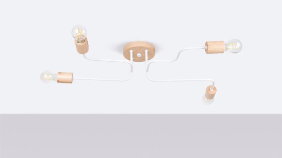 Miniaturka 1 - Żyrandol TIMBRA 4 biały