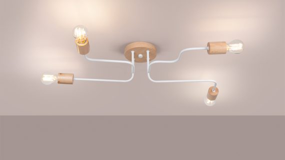 Miniaturka 2 - Żyrandol TIMBRA 4 biały