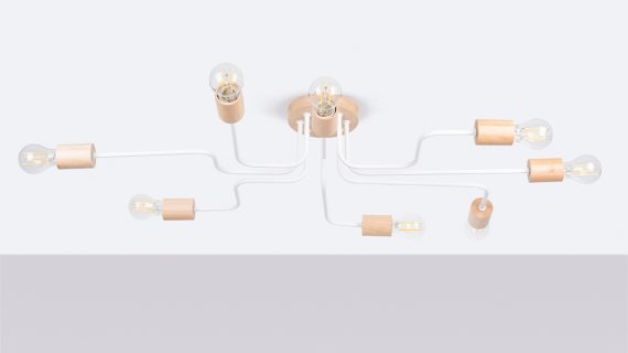 Miniaturka 1 - Żyrandol TIMBRA 8 biały