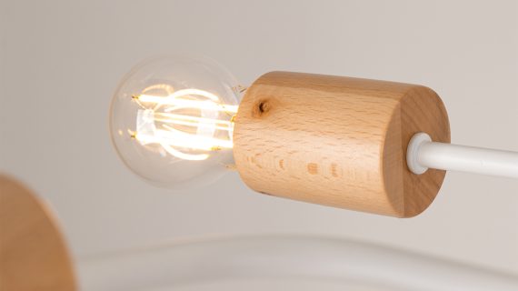 Miniaturka 3 - Żyrandol TIMBRA 8 biały