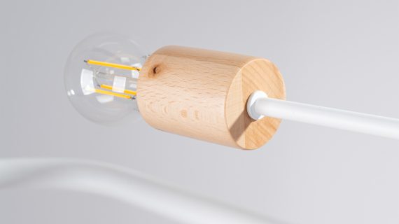 Miniaturka 4 - Żyrandol TIMBRA 8 biały