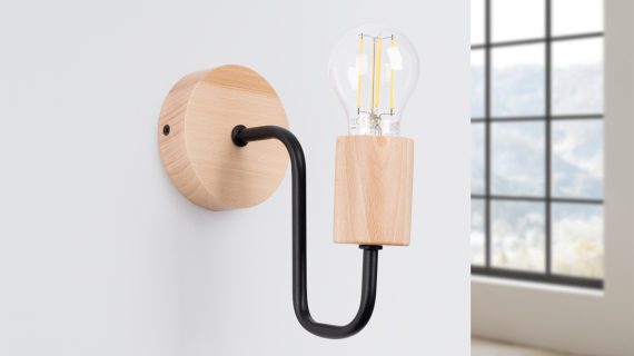 Miniaturka 1 - Kinkiet TIMBRA czarny