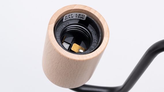 Miniaturka 5 - Kinkiet TIMBRA czarny