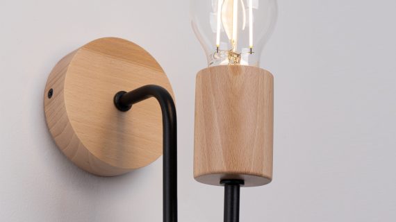 Miniaturka 6 - Kinkiet TIMBRA czarny