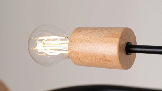 Miniaturka 4 - Żyrandol TIMBRA 4 czarny