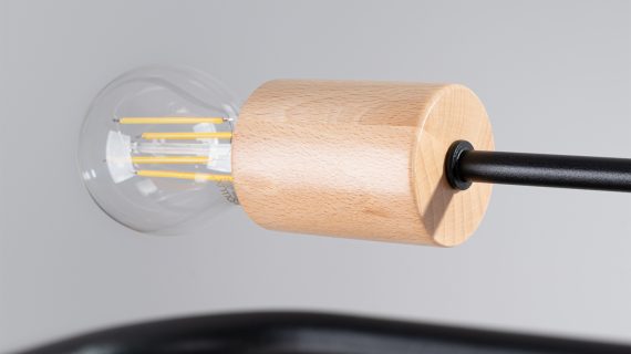 Miniaturka 6 - Żyrandol TIMBRA 4 czarny