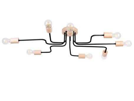 Żyrandol TIMBRA 8 czarny