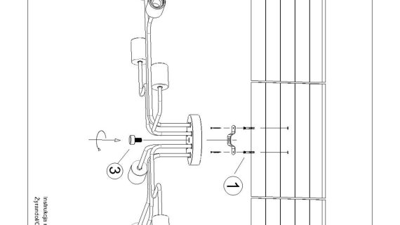 Miniaturka 7 - Żyrandol TIMBRA 8 czarny