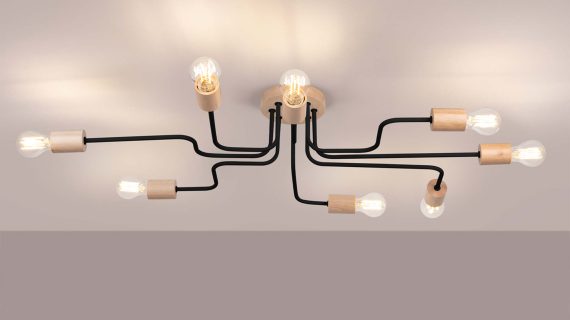 Miniaturka 2 - Żyrandol TIMBRA 8 czarny