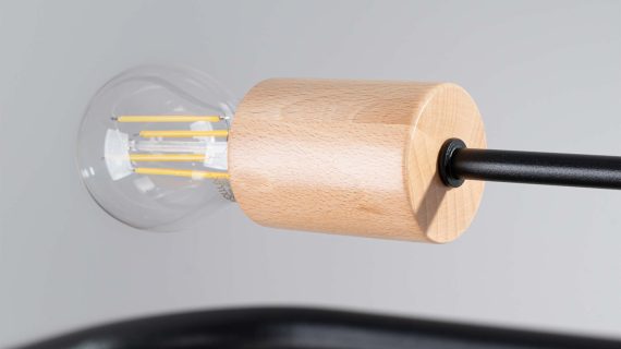 Miniaturka 5 - Żyrandol TIMBRA 8 czarny