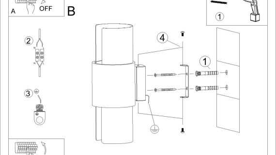 Miniaturka 10 - Kinkiet FLASHO 2 biały