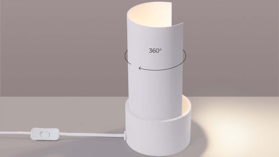 Miniaturka 3 - Lampa biurkowa FLASHO biała