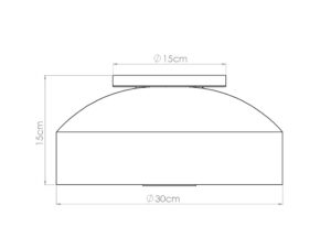 Miniaturka 8 - Plafon OMIRA biały