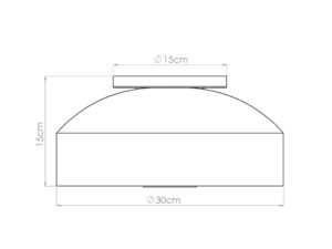 Miniaturka 7 - Plafon OMIRA czarny