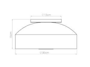 Miniaturka 7 - Plafon OMIRA beżowy