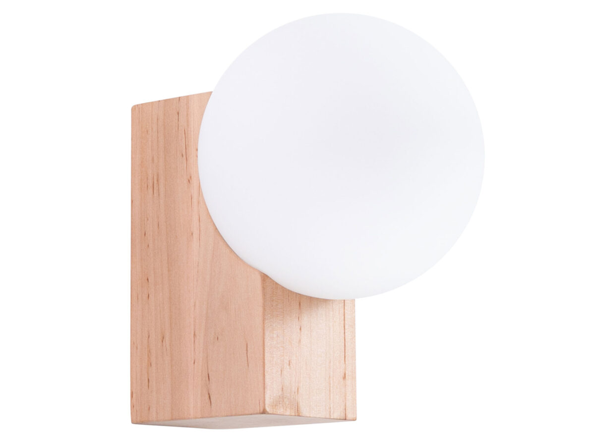 Kinkiet BOLDO naturalne drewno