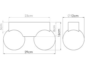 Miniaturka 8 - Plafon BOLDO 2 naturalne drewno