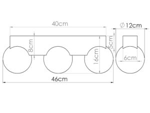 Miniaturka 8 - Plafon BOLDO 3 naturalne drewno