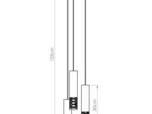 Miniaturka 9 - Lampa wisząca LAMIR 3P biały