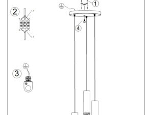 Miniaturka 10 - Lampa wisząca LAMIR 3P biały
