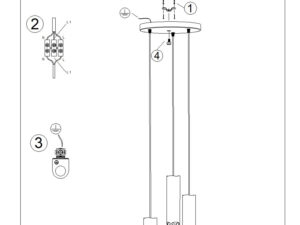 Miniaturka 9 - Lampa wisząca LIRIO 3P biały