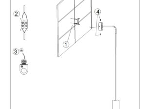 Miniaturka 10 - Kinkiet LIRIO biały