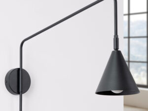 Miniaturka 1 - Kinkiet NOREN czarny