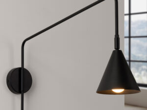 Miniaturka 2 - Kinkiet NOREN czarny