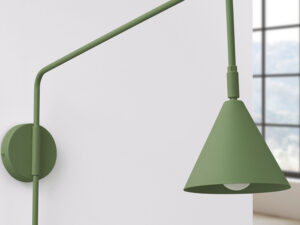 Miniaturka 1 - Kinkiet NOREN zielona oliwka