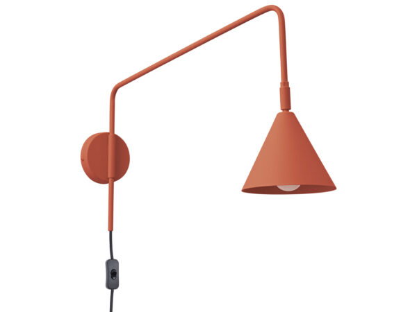 Kinkiet NOREN ochra czerwona