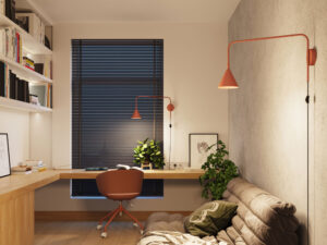 Miniaturka 11 - Kinkiet NOREN ochra czerwona