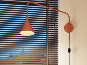 Miniaturka 13 - Kinkiet NOREN ochra czerwona