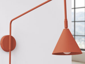 Miniaturka 1 - Kinkiet NOREN ochra czerwona