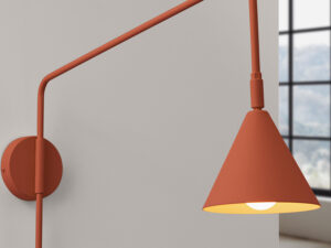 Miniaturka 2 - Kinkiet NOREN ochra czerwona