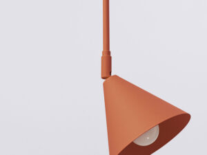 Miniaturka 4 - Kinkiet NOREN ochra czerwona