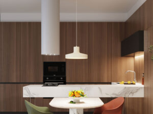 Miniaturka 11 - Lampa wisząca BIRNO beżowa