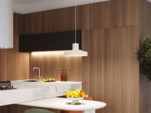 Miniaturka 12 - Lampa wisząca BIRNO beżowa