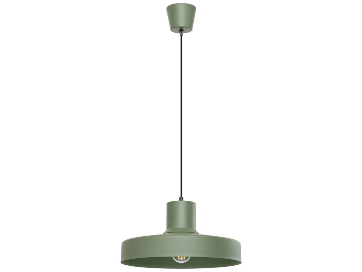 Lampa wisząca BIRNO zielona oliwka