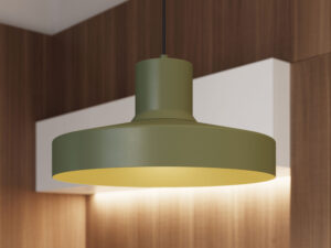 Miniaturka 14 - Lampa wisząca BIRNO zielona oliwka