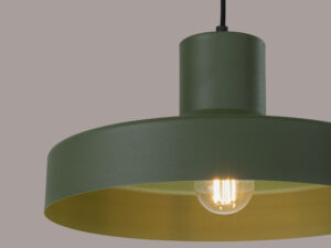 Miniaturka 4 - Lampa wisząca BIRNO zielona oliwka