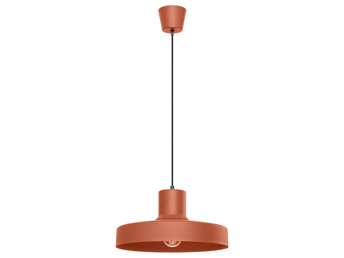 Lampa wisząca BIRNO ochra czerwona