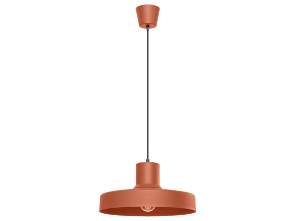 Lampa wisząca BIRNO ochra czerwona