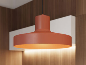 Miniaturka 13 - Lampa wisząca BIRNO ochra czerwona