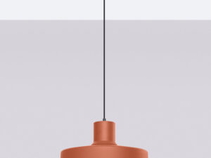 Miniaturka 1 - Lampa wisząca BIRNO ochra czerwona