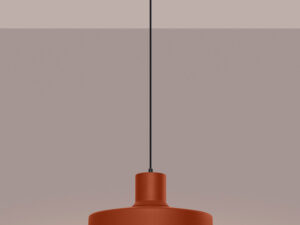 Miniaturka 2 - Lampa wisząca BIRNO ochra czerwona