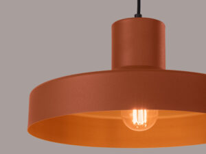 Miniaturka 3 - Lampa wisząca BIRNO ochra czerwona