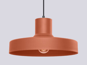 Miniaturka 4 - Lampa wisząca BIRNO ochra czerwona