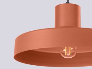 Miniaturka 5 - Lampa wisząca BIRNO ochra czerwona