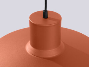 Miniaturka 6 - Lampa wisząca BIRNO ochra czerwona