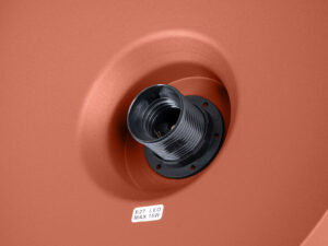 Miniaturka 7 - Lampa wisząca BIRNO ochra czerwona